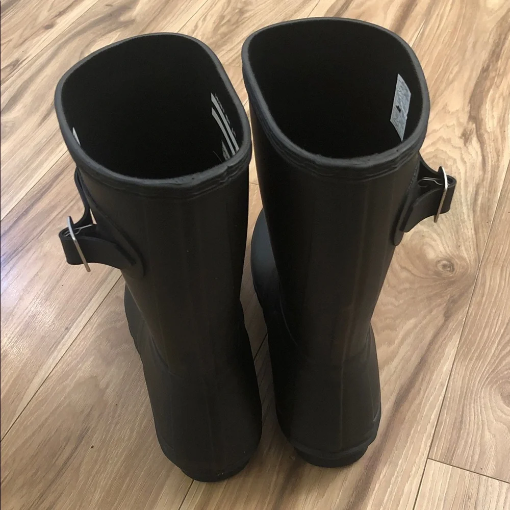 Hunter Women's Original Short Back Adjustable Rain Boot- US 9M